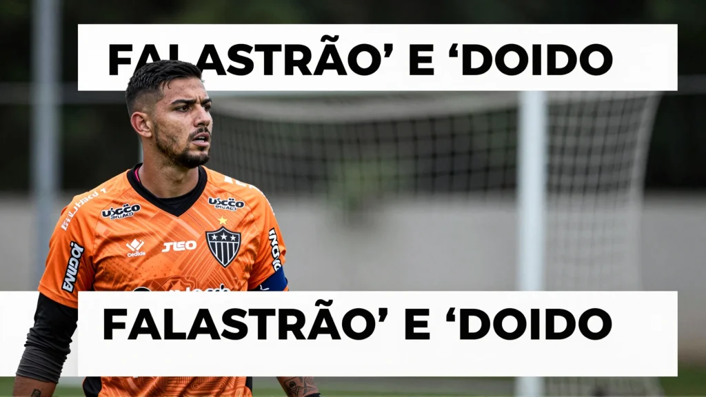 Falastro e doido goleiro e presidente do AtlticoGO trocam farpas  um caso raro n