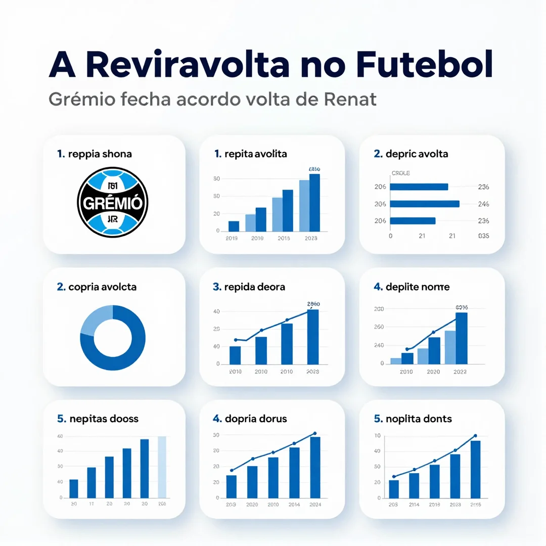 Infográfico - A Reviravolta no Futebol: Grêmio fecha acordo volta de Renato Gaúcho em Contexto Internacional