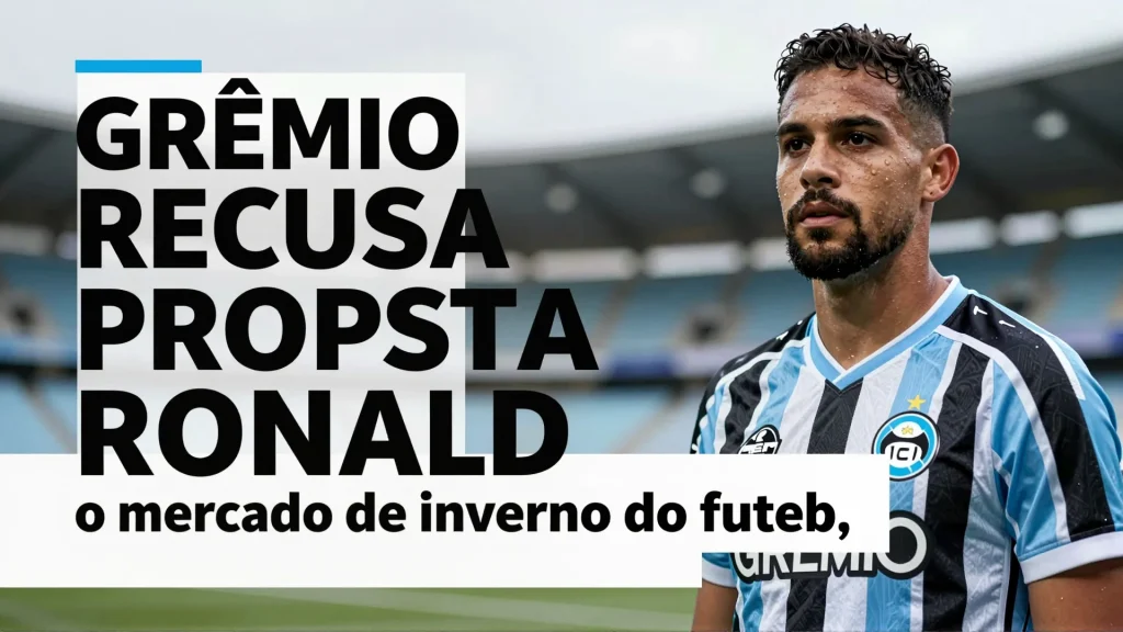 Grmio recusa proposta Ronald o mercado de inverno do futebol brasileiro reflete