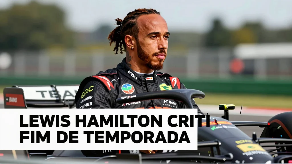Lewis Hamilton critica fim de temporada na Imola e defende o Oriente Mdio