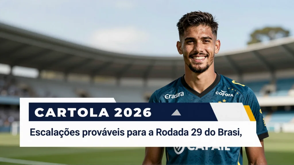 Cartola 2026 escalaes provveis para a Rodada 29 do Brasileiro