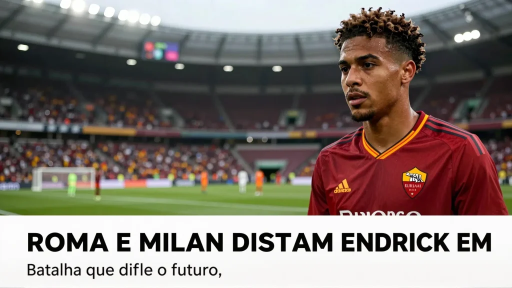 Roma e Milan disputam Endrick em batalha que define o futuro do futebol brasilei