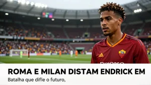 Roma e Milan disputam Endrick em batalha que define o futuro do futebol brasilei