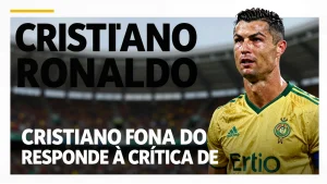Cristiano Ronaldo responde  crtica de Felipe Melo com postura madura