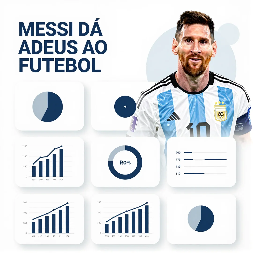 Infográfico - Messi dá adeus ao futebol: o que acontece com sua aposentadoria e legado nos anos seguintes