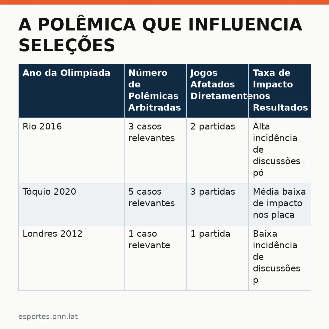 Infográfico - A Polêmica que Influencia Seleções: O Caso Pulhar no Brasil Olímpico